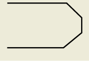 1/4 Bevel T & B Edge